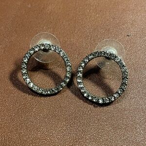 Jcrew circle jewel earrings